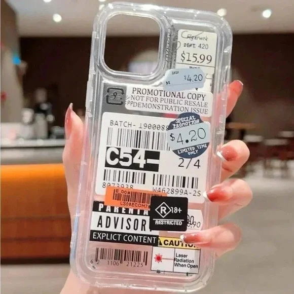 ⚠️Clearance iPhone 15/Pro/Pro Max Patchwork Sticker Phone Case - Picture 2 of 3